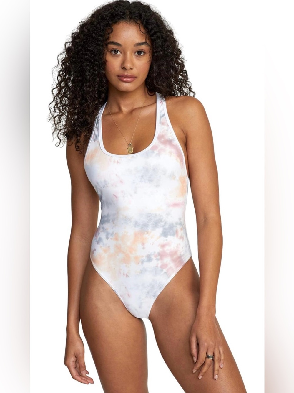 RVCA Womens Cheeky One Piece SwimsuitOne Piece Swimsuit